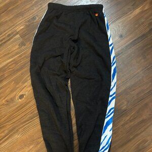 Aviator Nation Black Blue Stripe Joggers Size M Women’s Retro Sweatpants